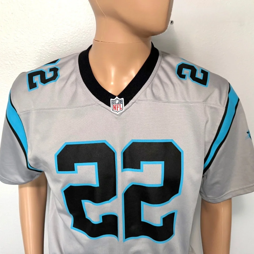 NFL NIKE Carolina Panthers #22 McCaffrey Jersey (Size XL)